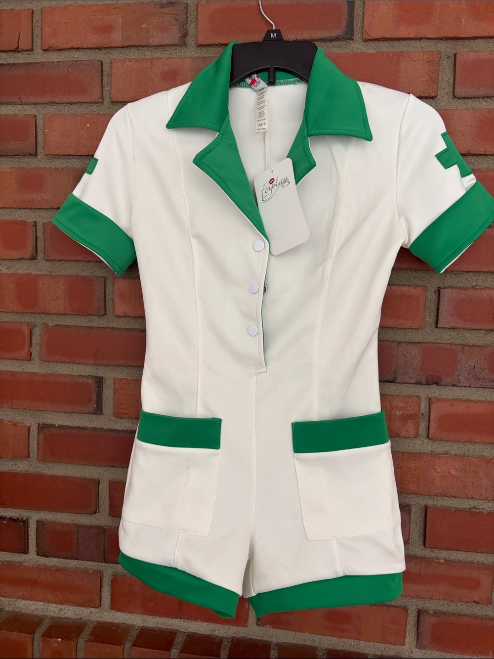 FOREPLAY : nurse outfit short with butt lifting cuff technology XS/small nwt GW
